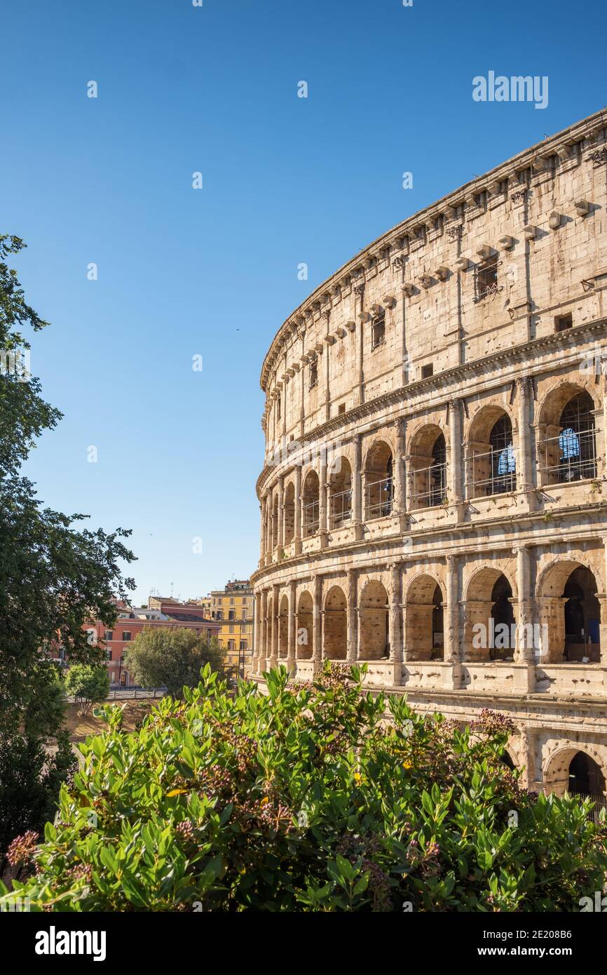 Le Colisée à Rome, Italie Banque D'Images