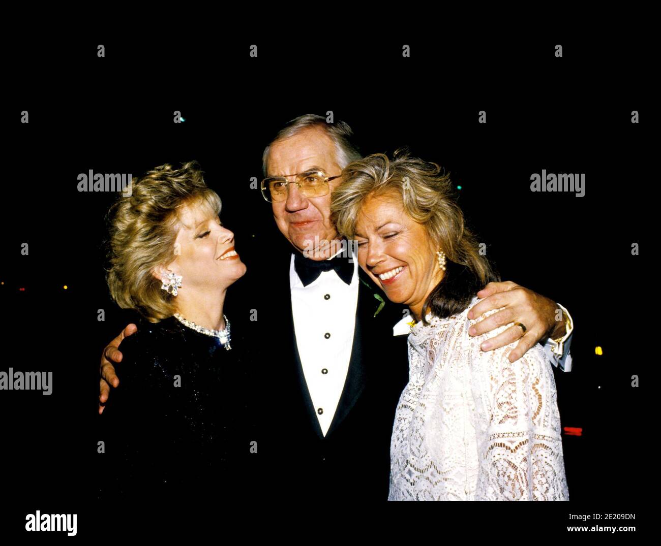 Ed McMahon avec sa femme Victoria et sa fille Claudia crédit: Ralph Dominguez/MediaPunch Banque D'Images