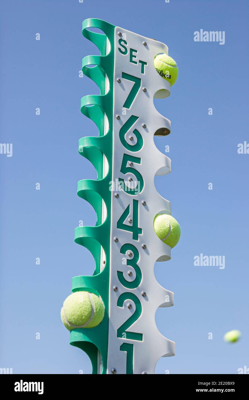 Centre de tennis Alabama Dothan Westgate, Movie Gallery Pro Classic, balles, Banque D'Images