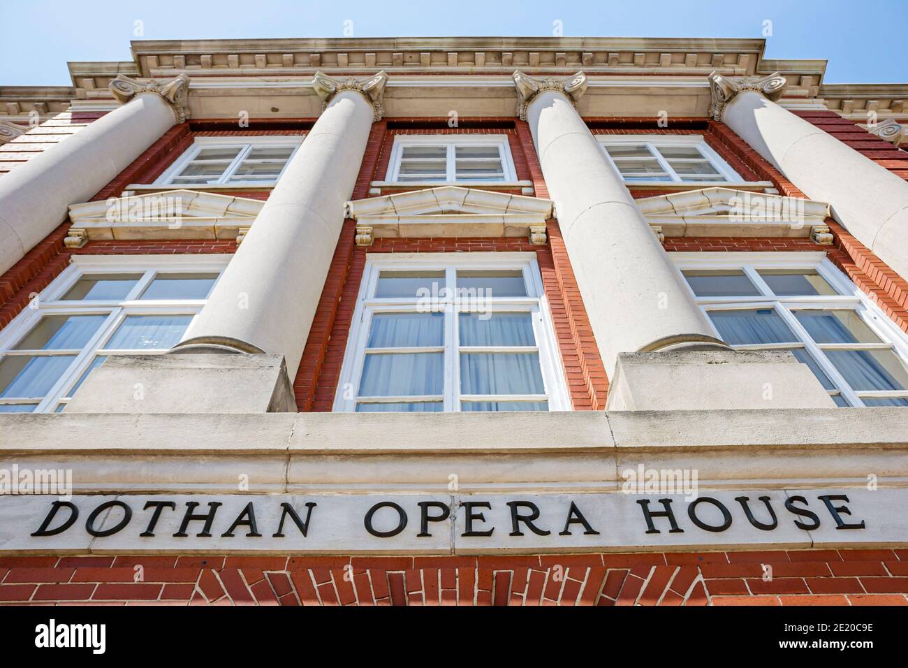 Alabama Dothan Opera House construit en 1915 style victorien, Banque D'Images