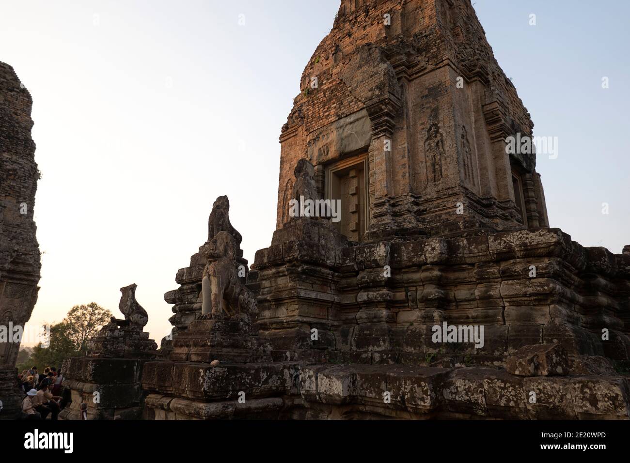 Tour centrale du temple de Preh Rup Banque D'Images