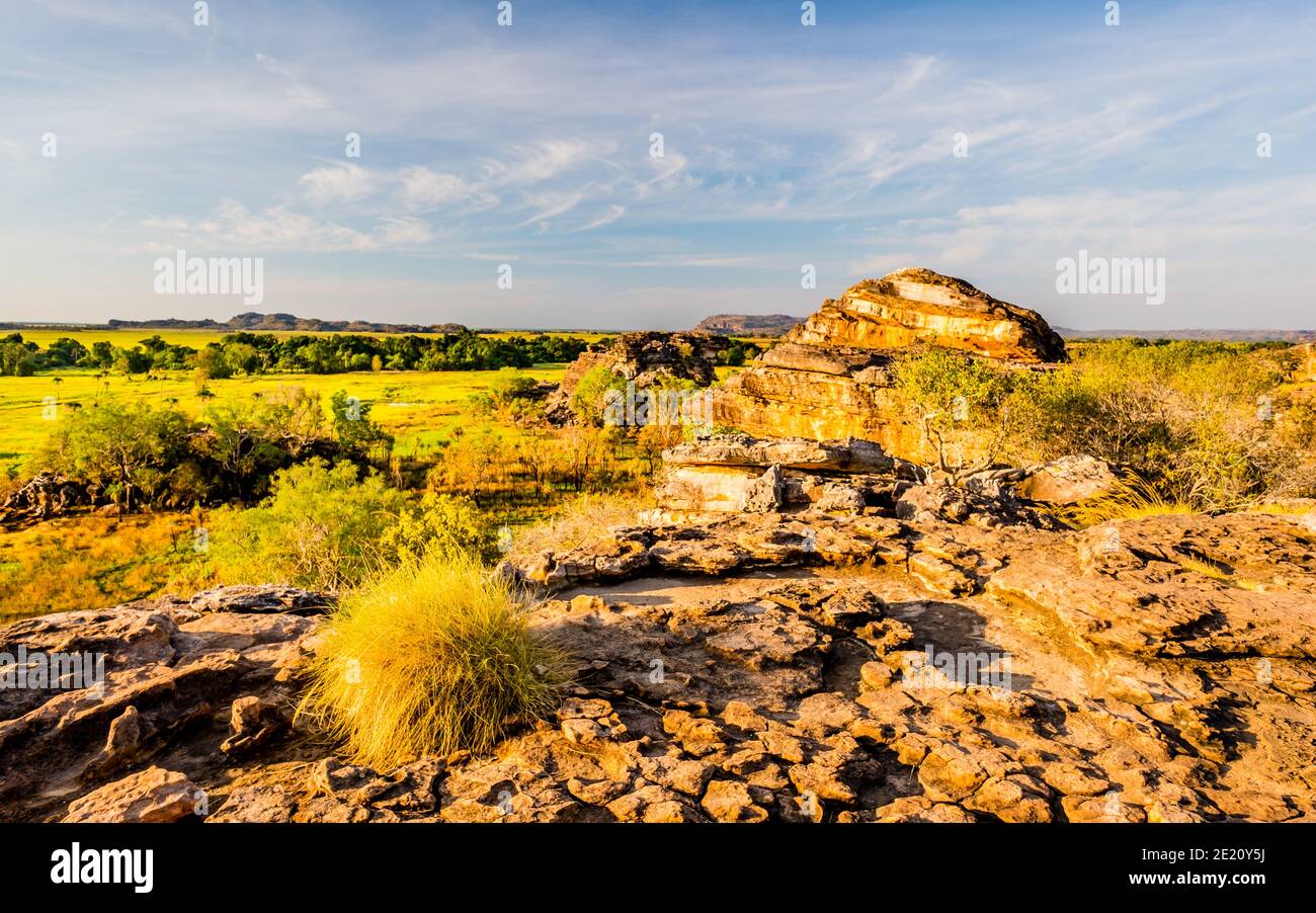 Belle formation de rochers dans le parc national de Kakadu Banque D'Images Belle formation de rochers dans le parc national de Kakadu Banque D'Images