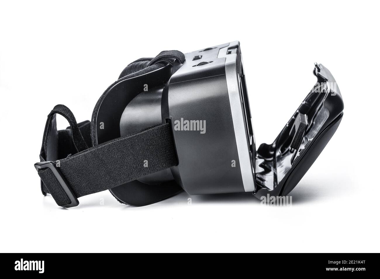 VR. Lunettes de réalité virtuelle sur fond blanc Banque D'Images