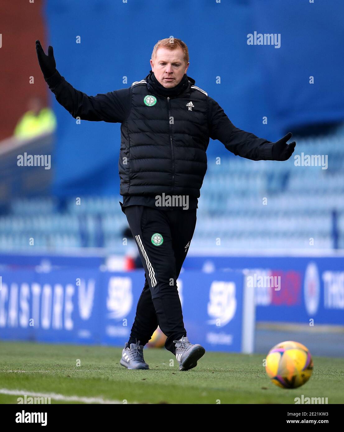 Photo du dossier datée du 02-01-2021, du gestionnaire celtique Neil Lennon. Banque D'Images