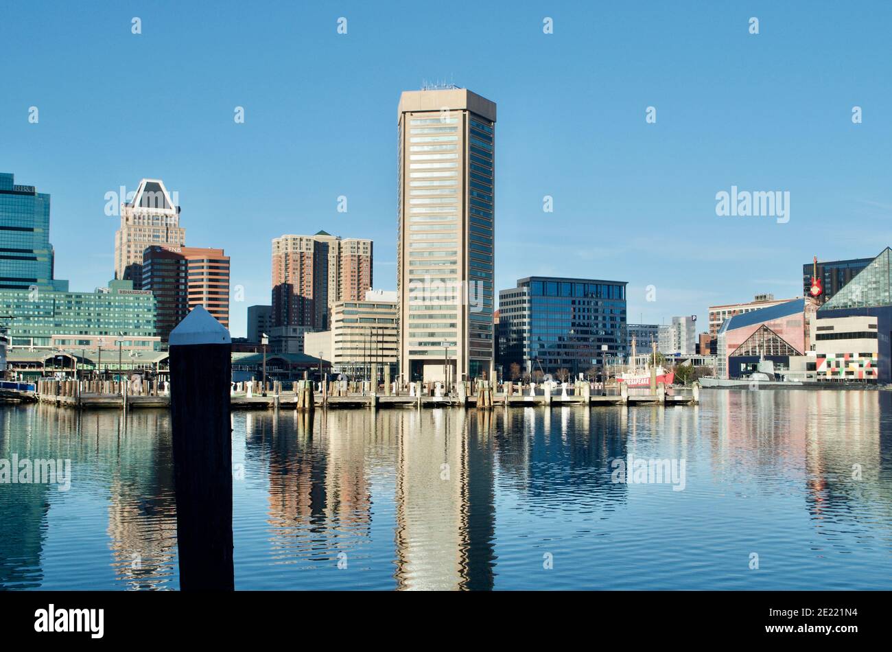 Baltimore Inner Harbor Banque D'Images