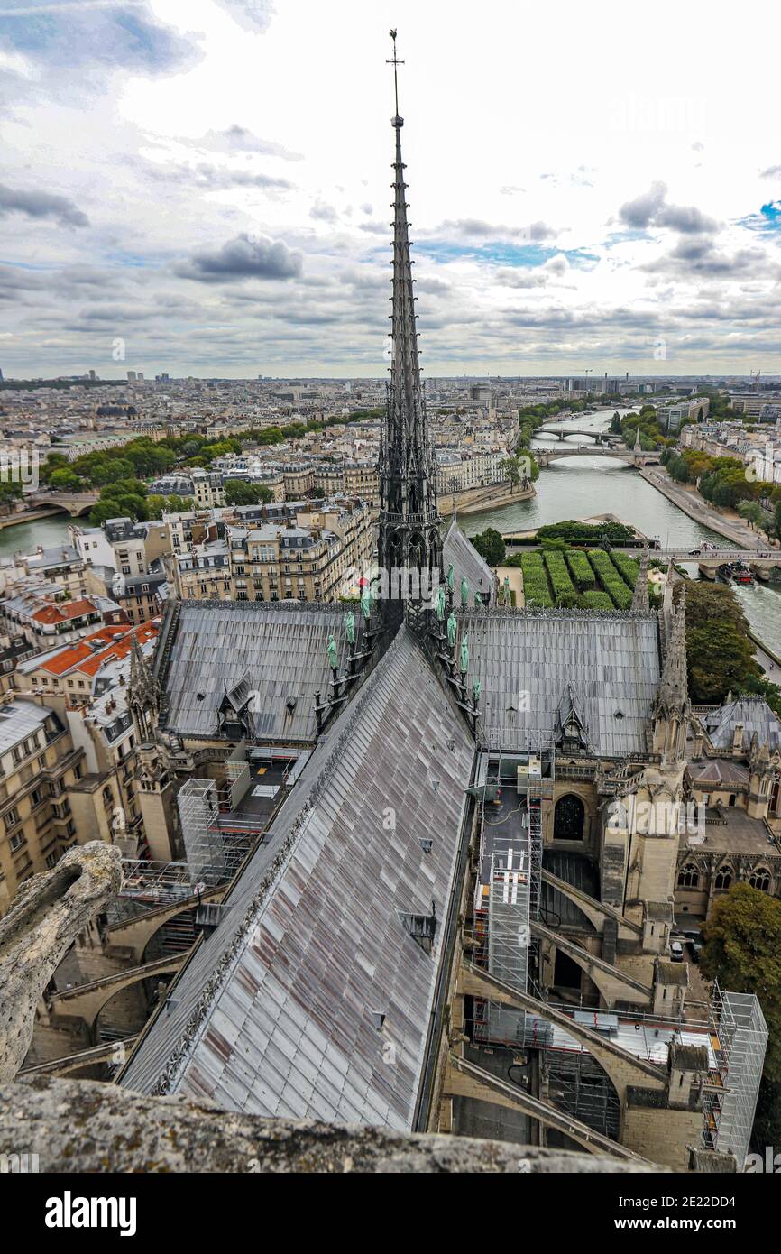 Cathédrale notre Dame, Paris 26 Banque D'Images