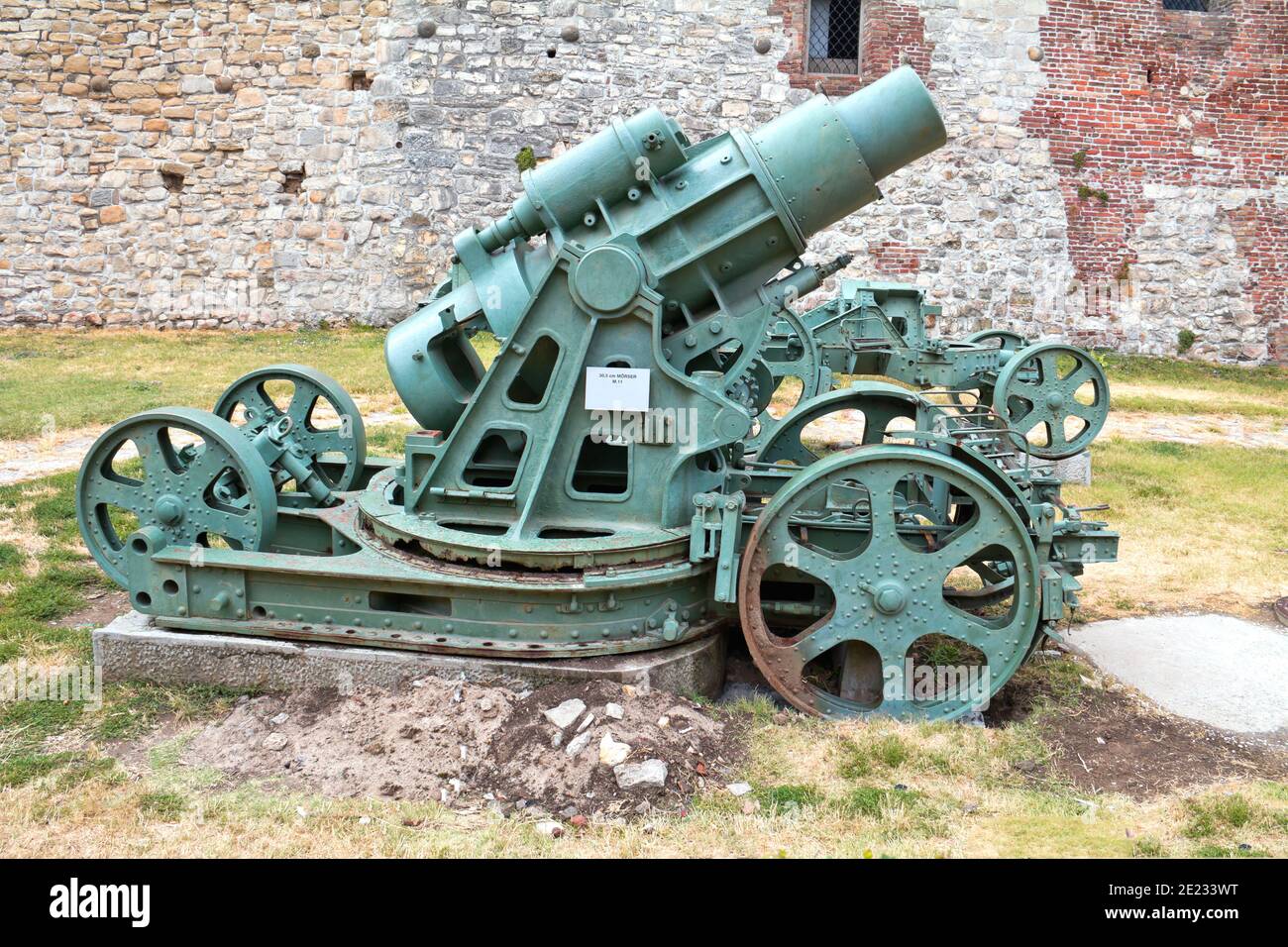 Morse M11, canon de la première guerre mondiale Banque D'Images