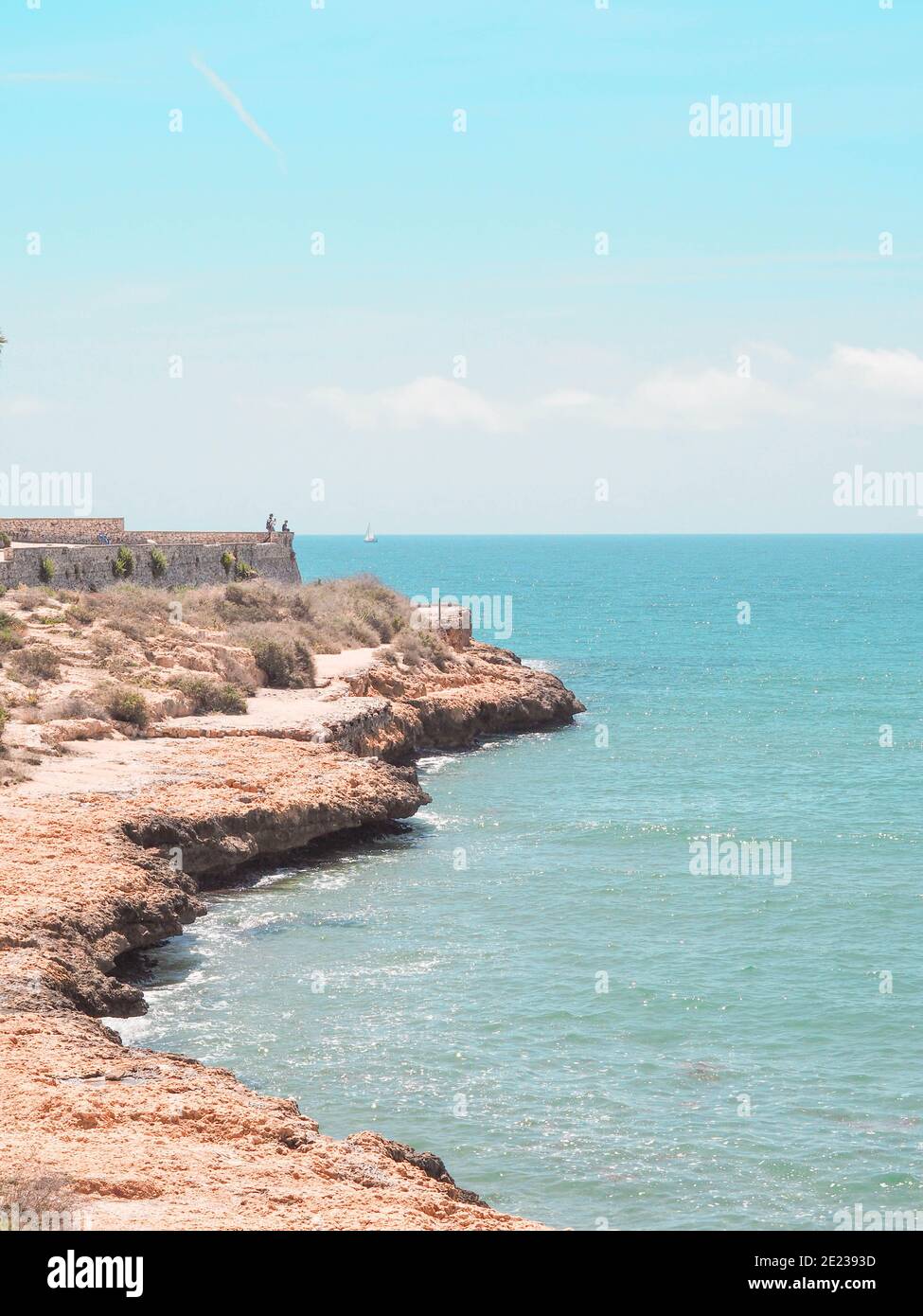 Une journée d'été sur la côte espagnole Banque D'Images