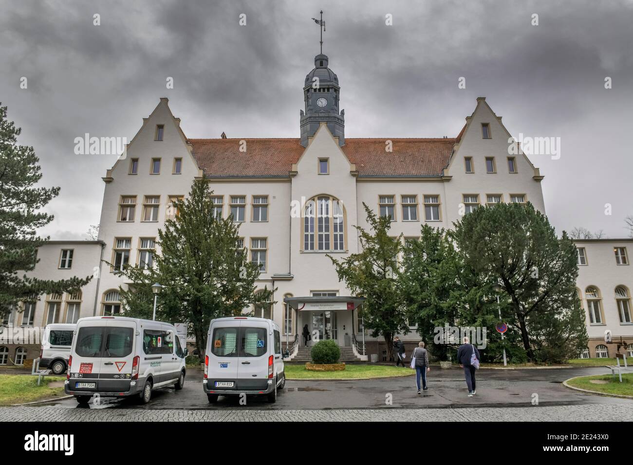 Aussenansicht des Auguste Viktoria Krankenhaus Vivantes. Berlin Schöneberg, Rubensstraße. 38 Ärzte und Pflegekräfte haben im Berliner Auguste-Viktoria Banque D'Images