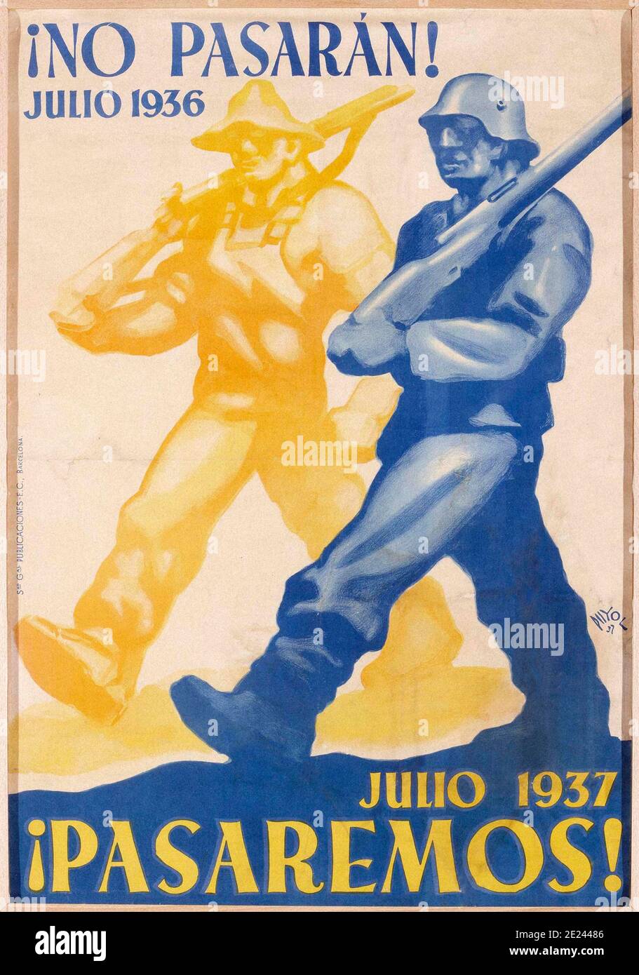 Affiche Propagande Guerre Civile Espagnole www.alamyimages.fr