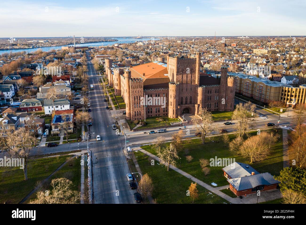 Buffalo Connecticut Street Armory, Buffalo, NY, États-Unis Banque D'Images