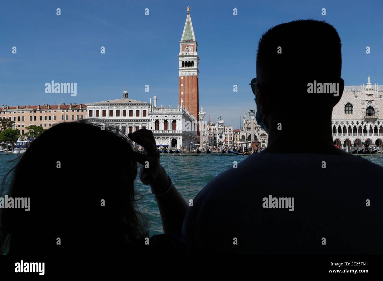 Palais des Doges, place Saint-Marc. Banque D'Images