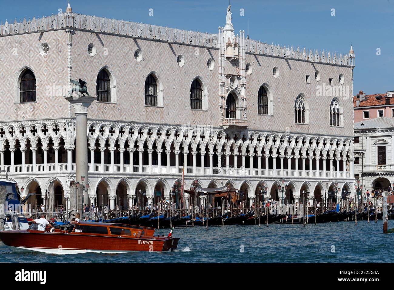 Palais des Doges, place Saint-Marc. Banque D'Images