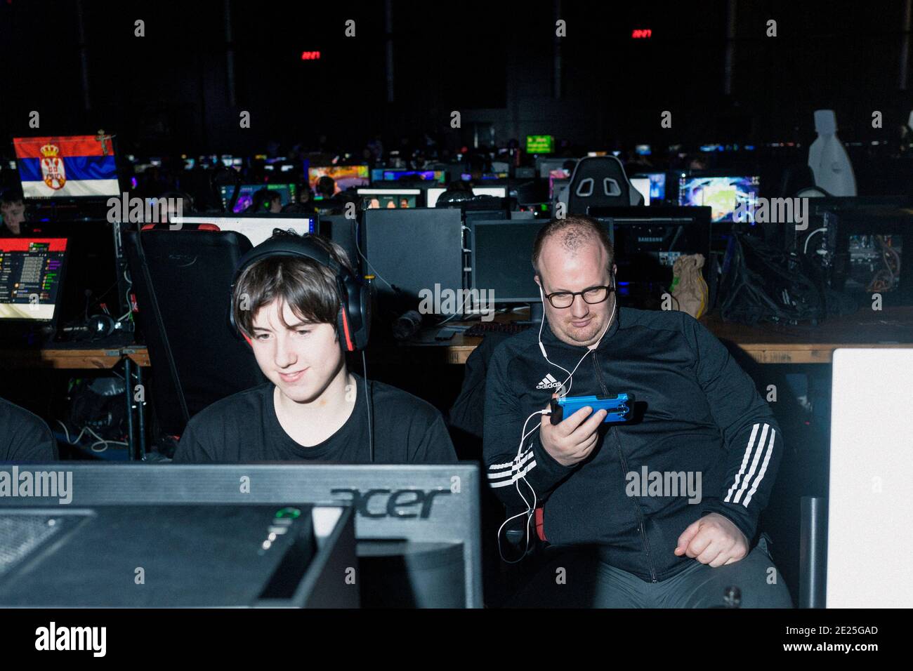 Roskilde, Danemark. 22 février 2020. Les joueurs d'ordinateur assistent à une fête LAN au festival de jeu GG Festival 2020 à Roskilde. (Crédit photo: Gonzales photo - Mathias EIS Schultz). Banque D'Images