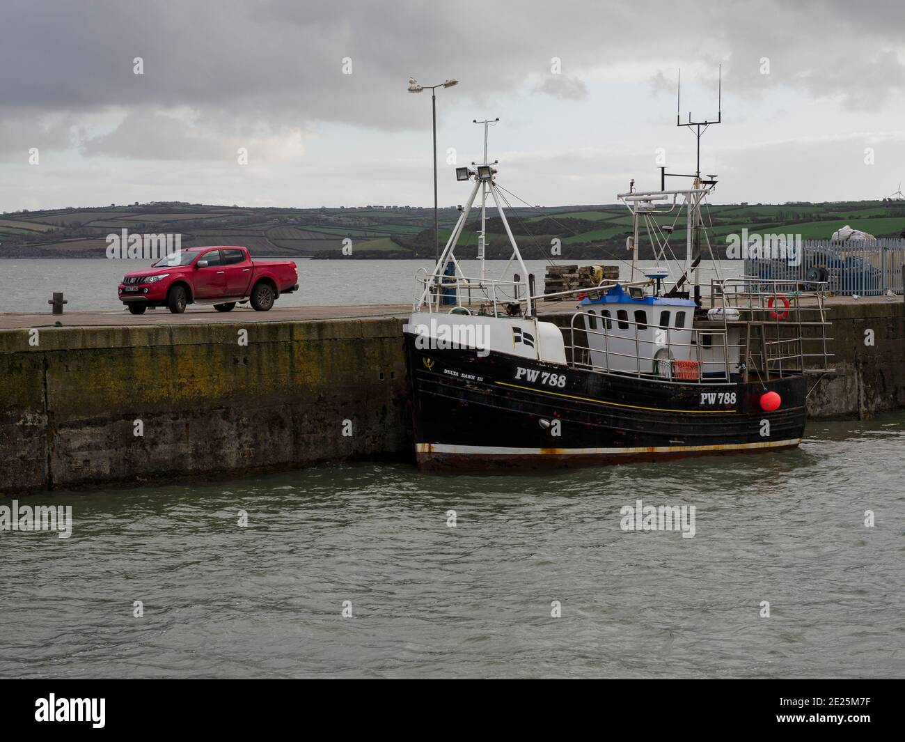 Port de Newquay, Cornwall, UK Banque D'Images