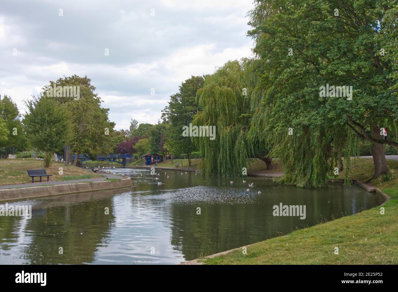 Royal Military Canal, Hythe, Kent, Angleterre Banque D'Images