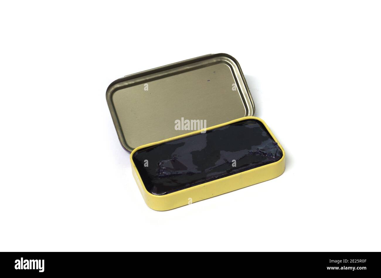 Tampon sur fond blanc Banque D'Images