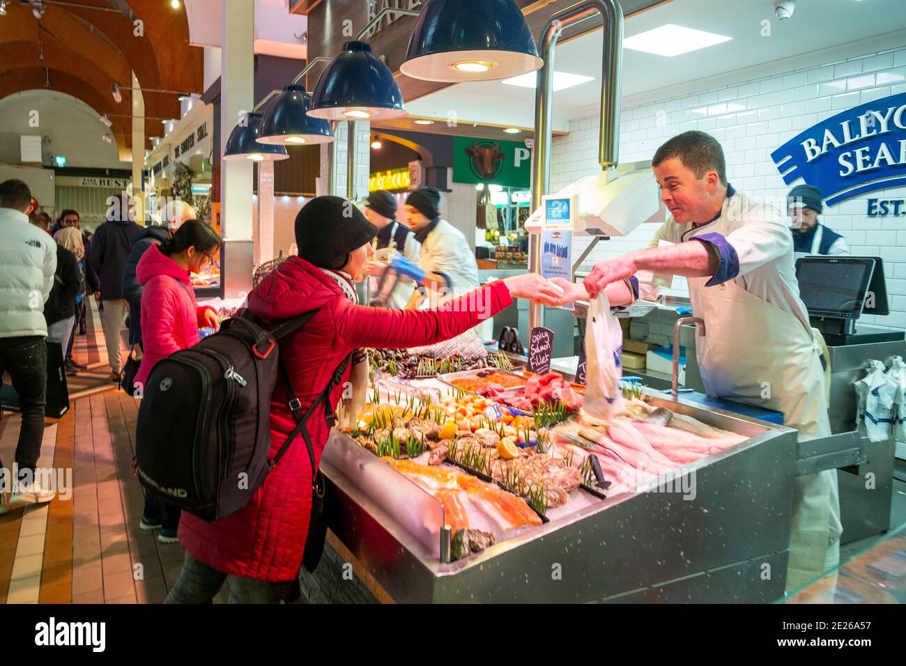 marché anglais, liège Banque D'Images