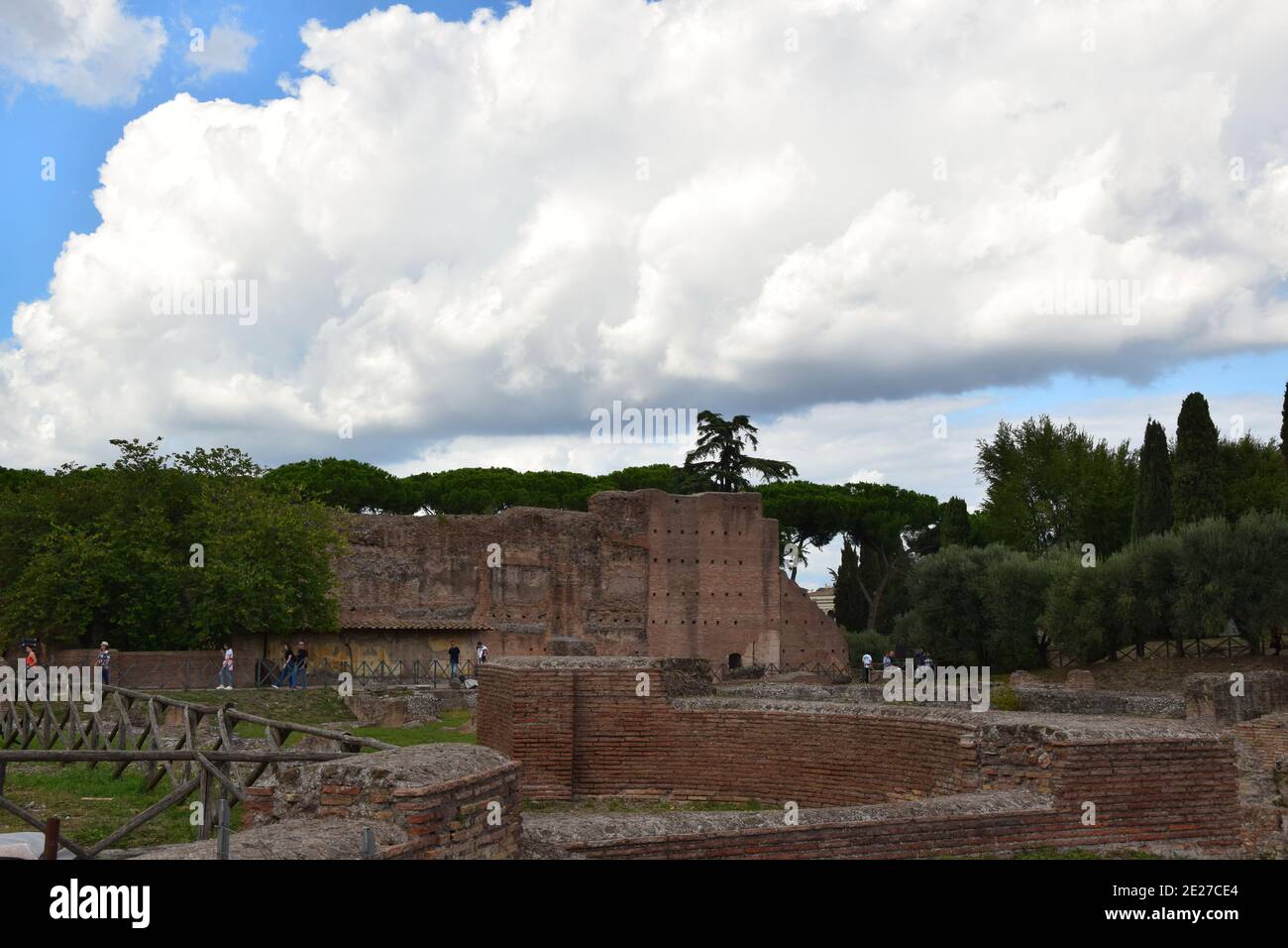 Ruines du Mont Palatin - Rome, Italie Banque D'Images