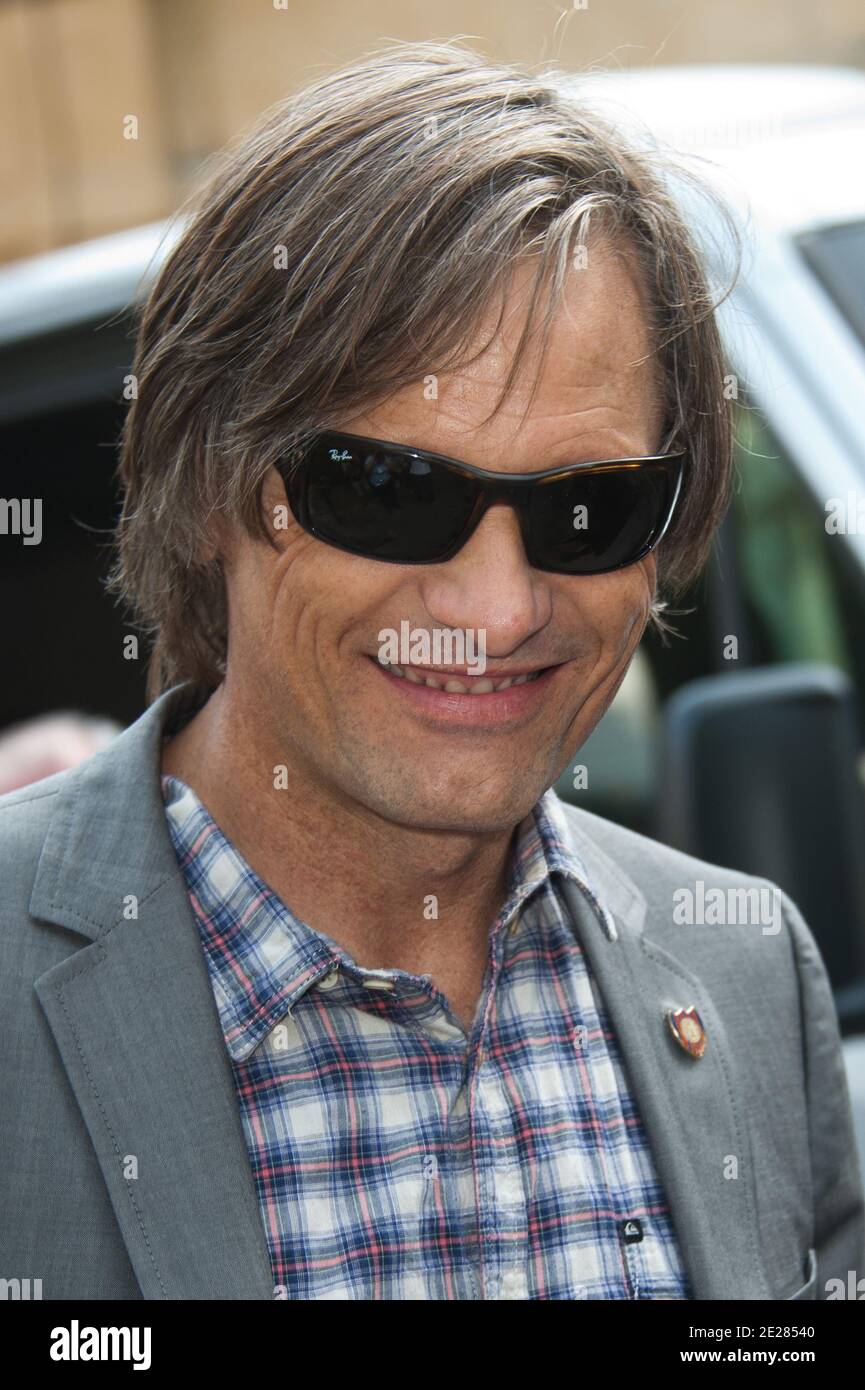 Viggo Mortensen a été repéré à l'Hôtel Excelsior lors du 68e Festival International du film de Venise au Palazzo del Casino le 3 septembre 2011 à Venise, Italie. Photo de Nicolas Genin/ABACAPRESS.COM Banque D'Images