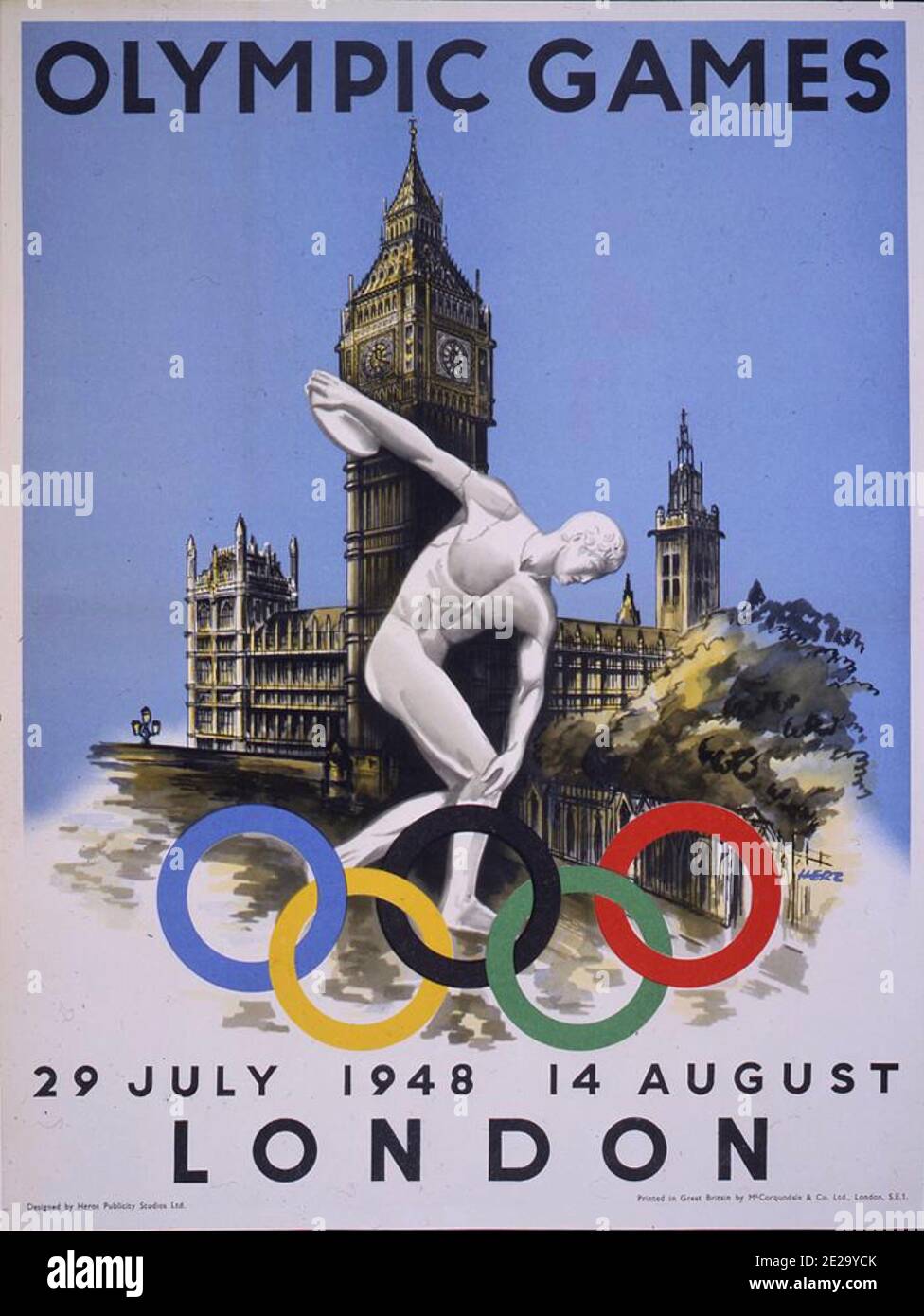 Le programme journalier des Jeux Olympiques de Londres 1948