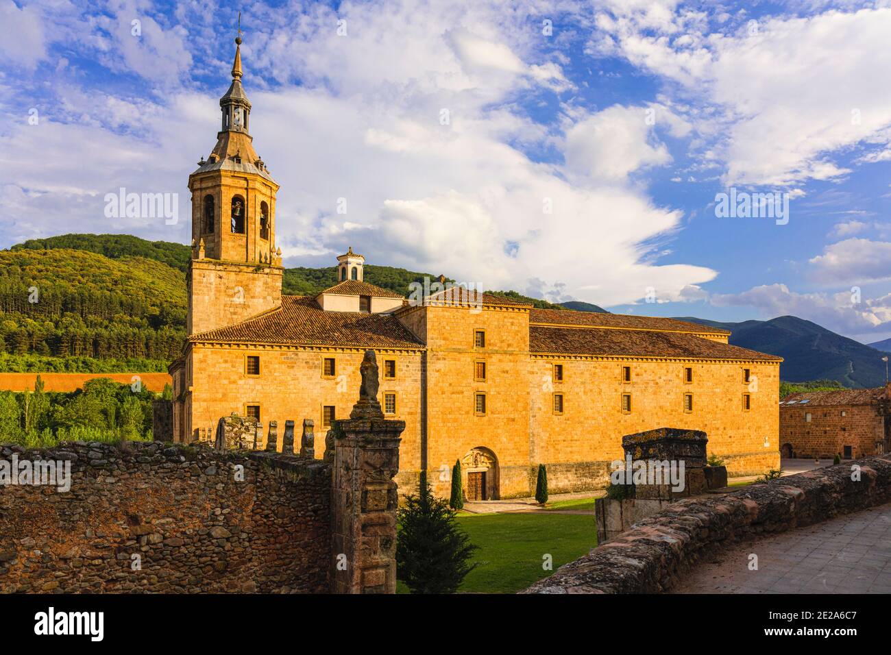 Monastère de San Millan de Yuso à San Millan de la Cogolla, la Rioja, Espagne. San Millan de Yuso et le San Millan de Suso voisin sont un monde de l'UNESCO Banque D'Images