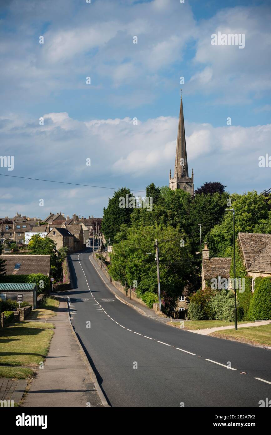 Église Sainte-Marie-la-Vierge, Tetbury, Gloucestershire, Royaume-Uni Banque D'Images