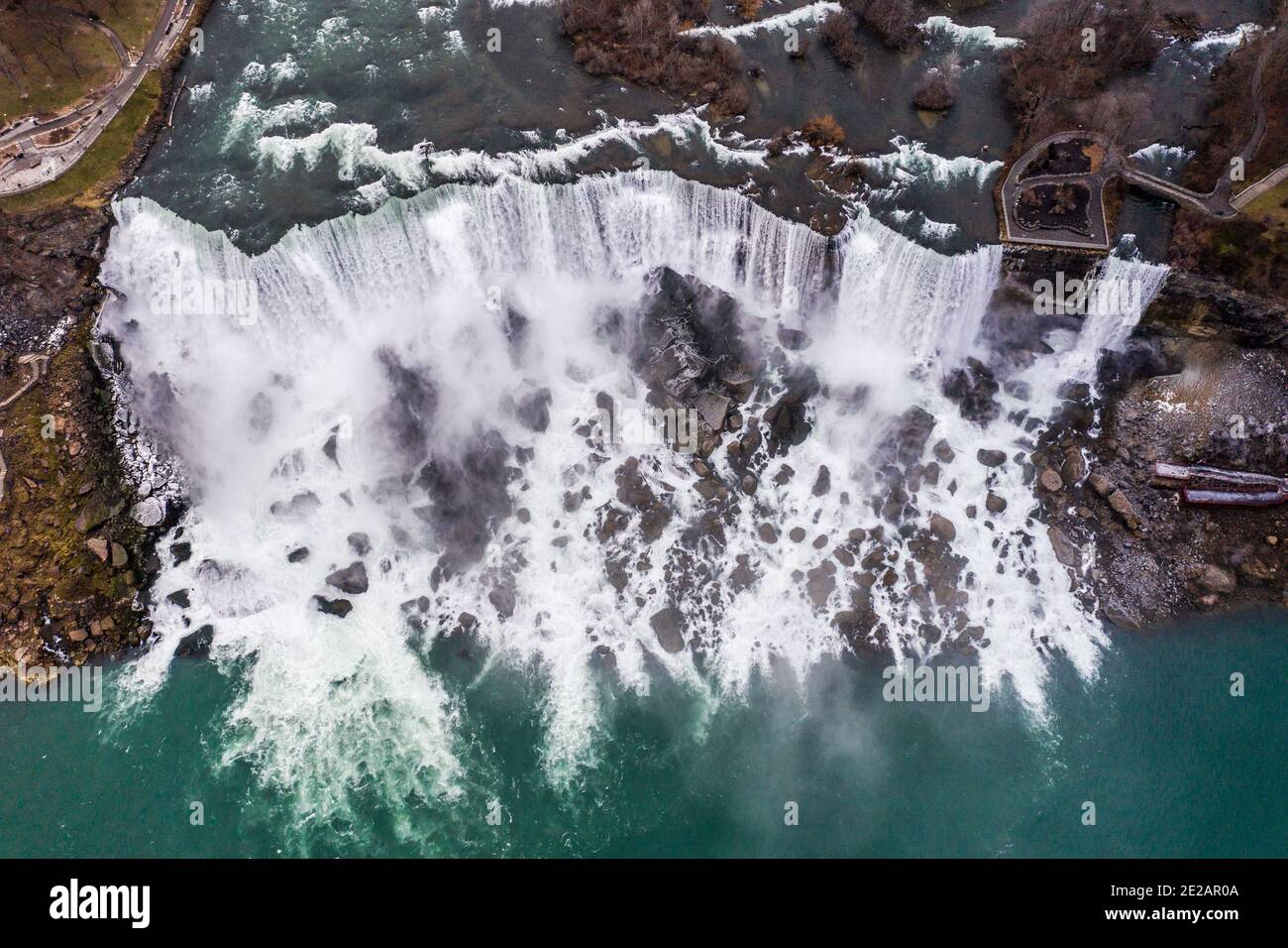 American Falls, Niagara Falls, NY, États-Unis Banque D'Images