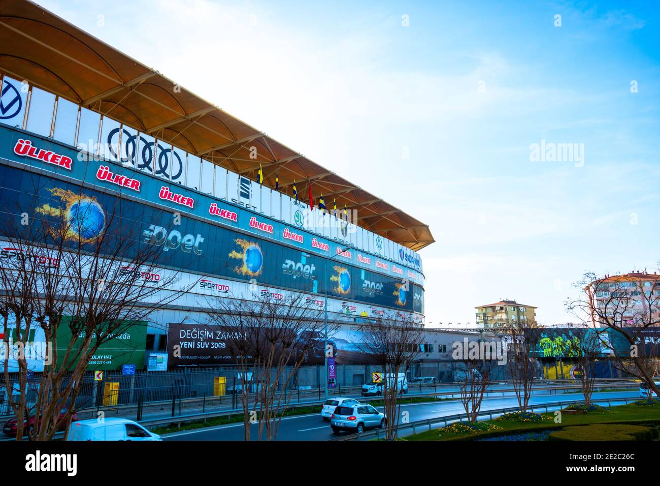 Istanbul Turquie - 1.4.2021: Stade Fenerbahce Sukru Saracoglu à Kadikoy Istanbul. Banque D'Images