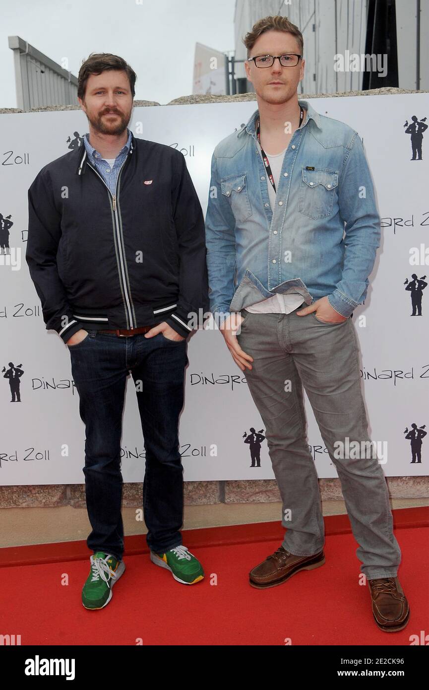 Andrew Haigh et Tristan Goligher assistent à la cérémonie de clôture du 22ème Festival du film britannique de Dinard, France, le 8 octobre 2011. Photo de Nicolas Briquet/ABACAPRESS.COM Banque D'Images