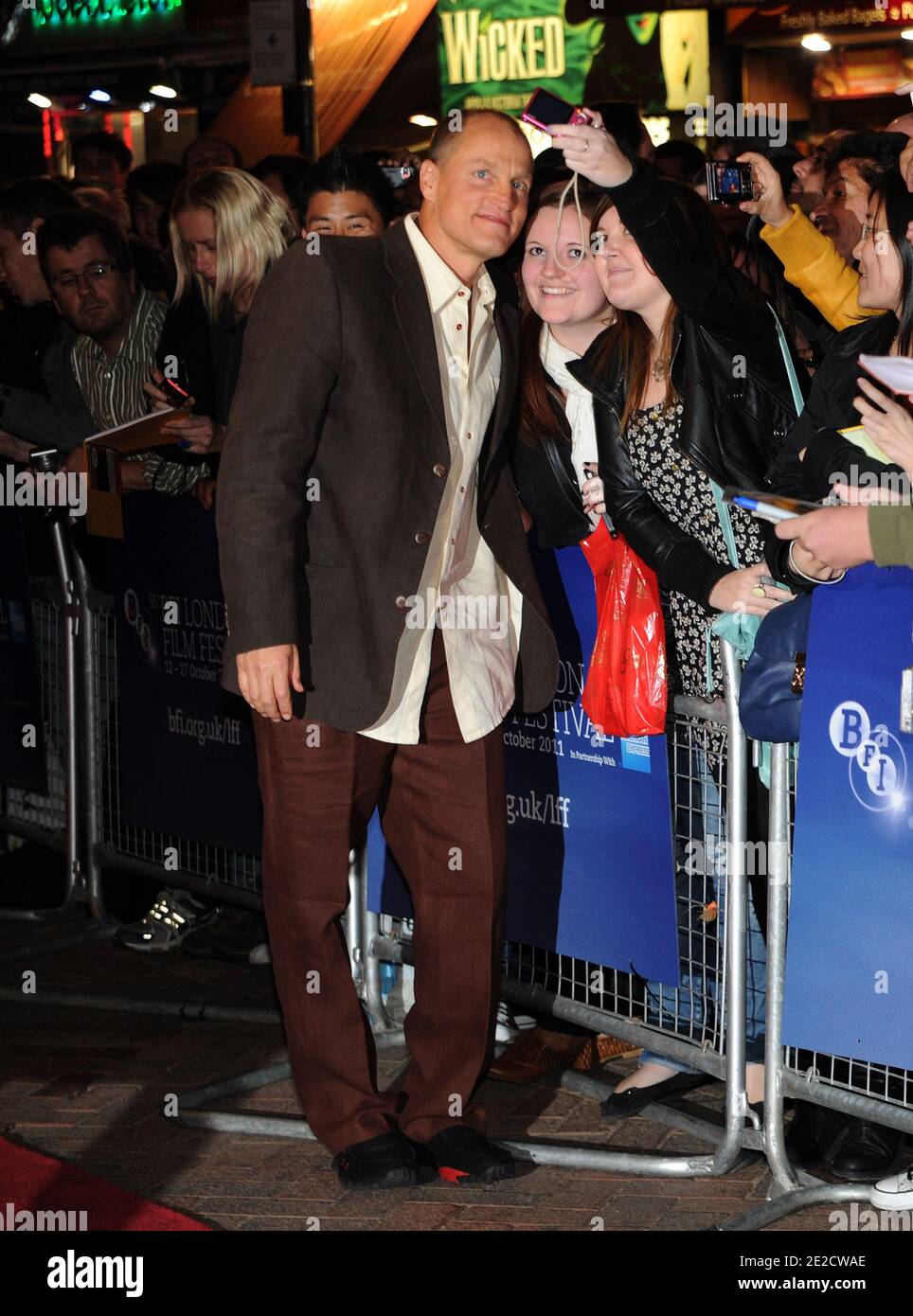 Woody Harrelson participe à la projection « Rampart » du festival du film BFI, le 15 octobre 2011 à Londres, au Royaume-Uni. Photo d'Aurore Marechal/ABACAPRESS.COM Banque D'Images