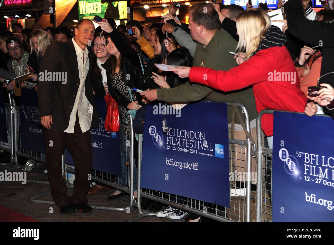 Woody Harrelson participe à la projection « Rampart » du festival du film BFI, le 15 octobre 2011 à Londres, au Royaume-Uni. Photo d'Aurore Marechal/ABACAPRESS.COM Banque D'Images