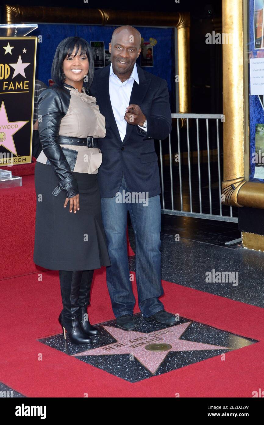 Bebe Winans, CeCe Winans assistant à Bebe & CeCe Winans honoré par Star on the Hollywood Walk of Fame qui s'est tenu au 6126 Hollywood Boulevard à Hollywood, Californie, le 20 octobre 2011. Photo de Tony DiMaio/ABACAPRESS.COM Banque D'Images