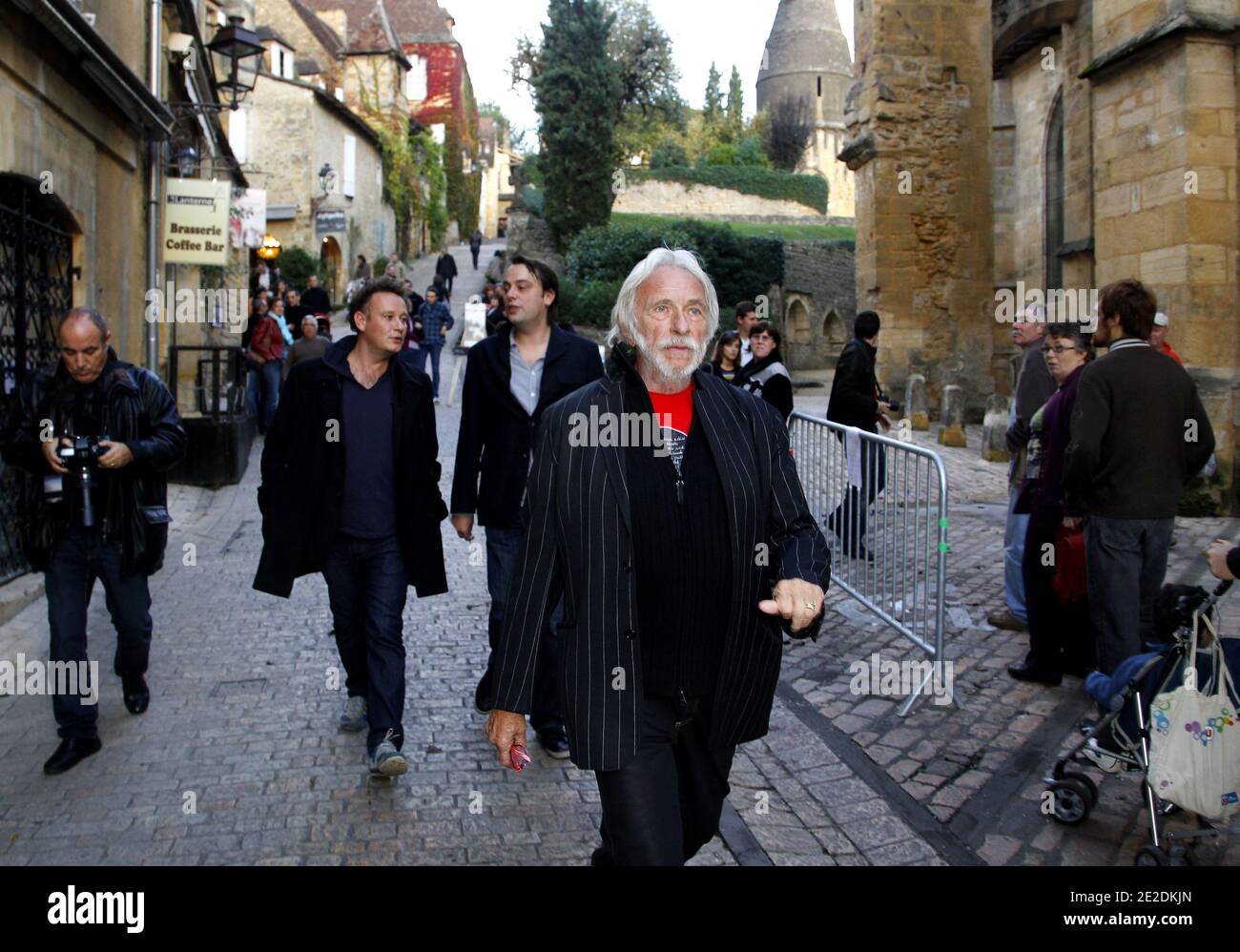 Pierre Richard a présenté le film à venir ' et si on vivait tous ensemble' lors du 20ème Festival du film de Sarlat 2011 à Sarlat, dans le sud-ouest de la France, le 11 novembre 2011. Photo de Patrick Bernard/ABACAPRESS.COM Banque D'Images