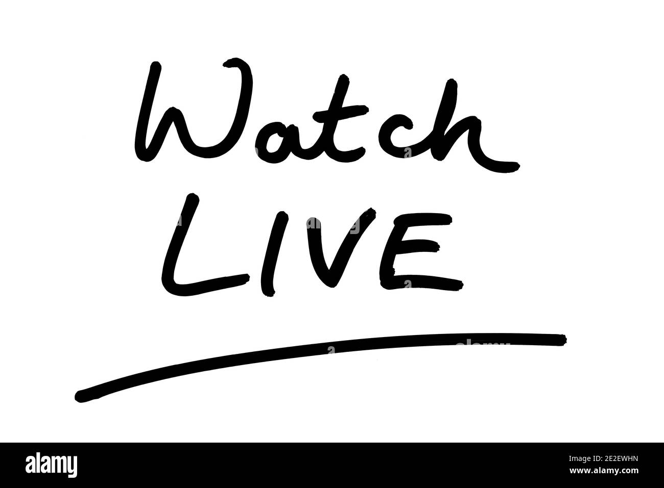 Regardez des manuscrits EN DIRECT sur un fond blanc. Banque D'Images