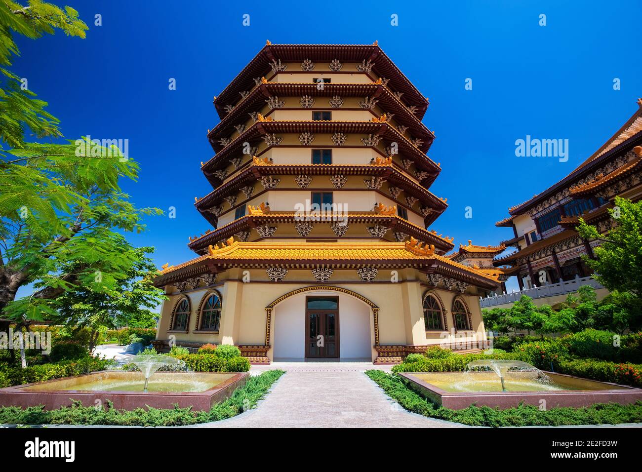 FO Guang Shan Thaihua Temple, bangkok thaïlande Banque D'Images
