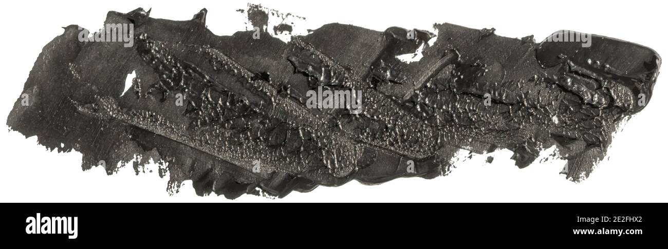 rayure de pinceau isolée dessinée à la main avec esp de couleur noire sale 10 illustration vectorielle Illustration de Vecteur