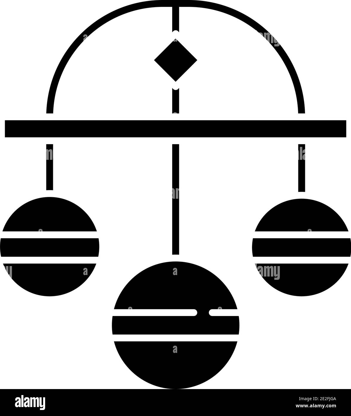 Symbole de pion icône de glyphe noire Illustration de Vecteur