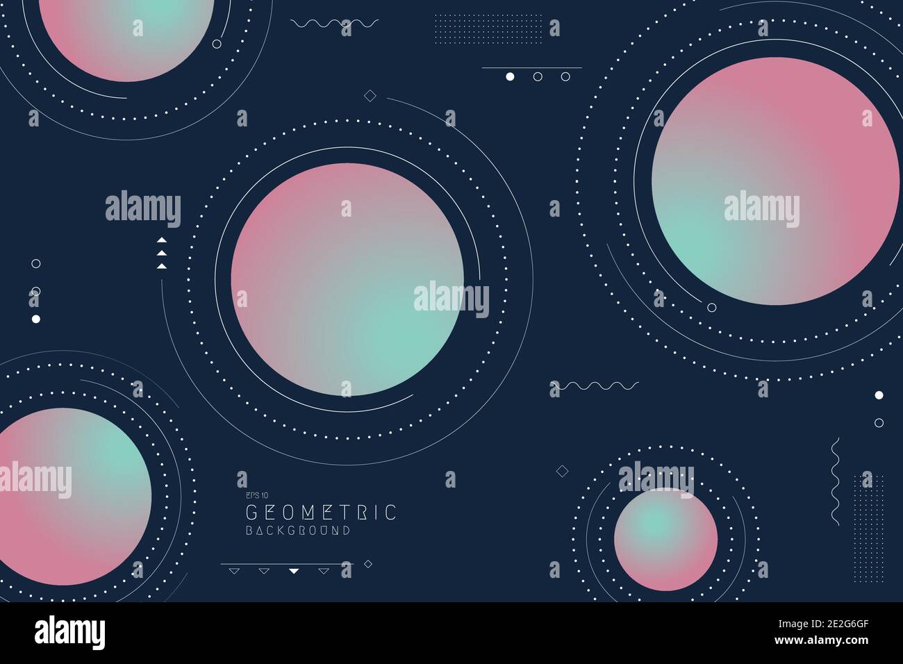 Modèle de conception technologique abstraite géométrique d'éléments de graphisme minimaux. Espace de couverture pour un arrière-plan futuriste. Illustration de Vecteur
