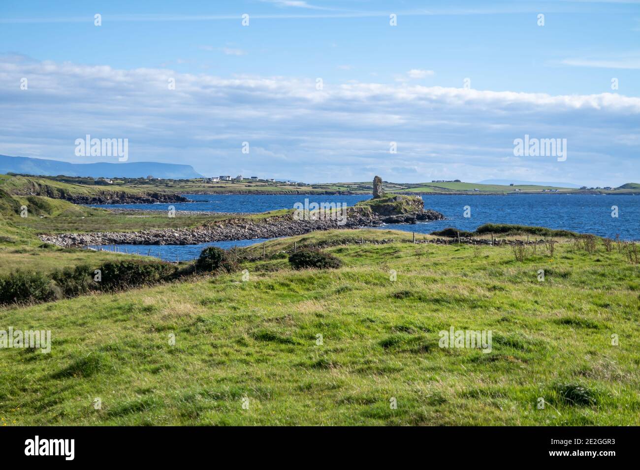 Le château McSwynes est situé à St Johns point dans le comté de Donegal - Irlande. Banque D'Images