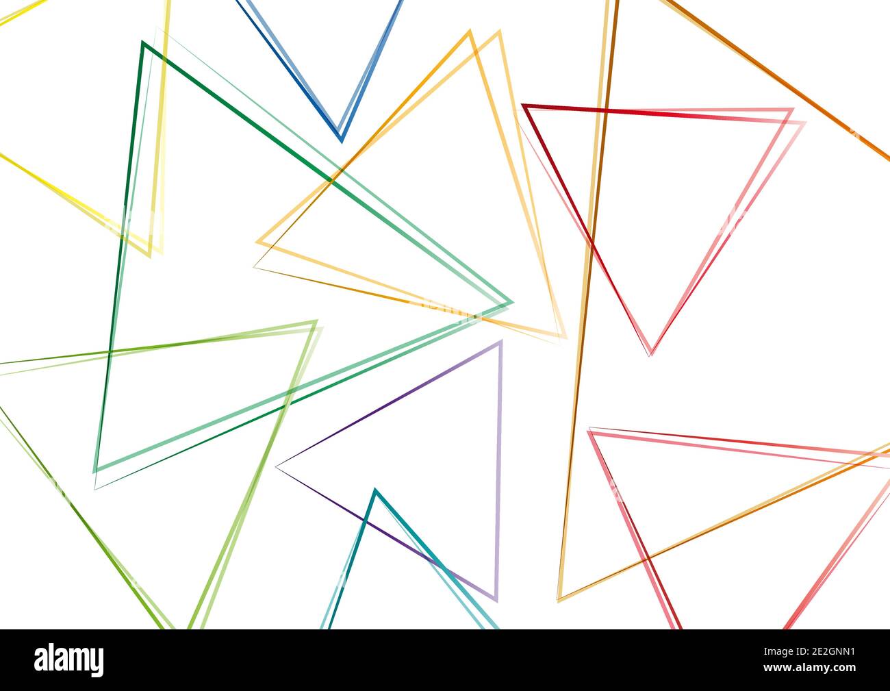 Abstrait géométrique minimal coloré triangles formes design arrière-plan Illustration de Vecteur