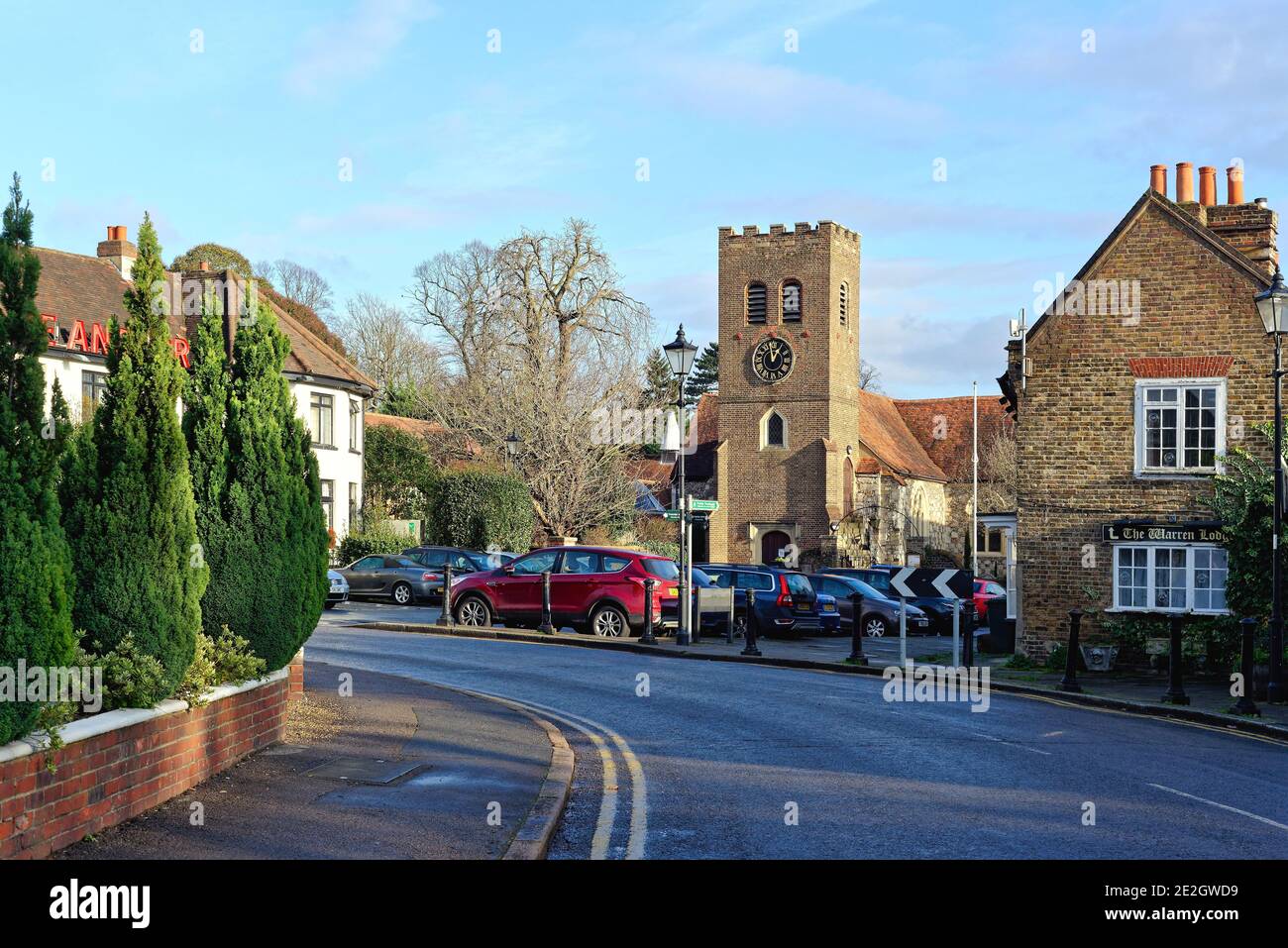 Church Square à Shepperton Surrey, Angleterre, Royaume-Uni Banque D'Images