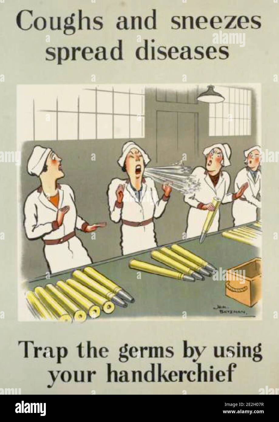 La toux et les éternuements propagent des maladies peut-être un message approprié dans la crise actuelle du coronavirus-covid. Plus de mouchoir, mais un masque facial beaucoup plus probable. Banque D'Images