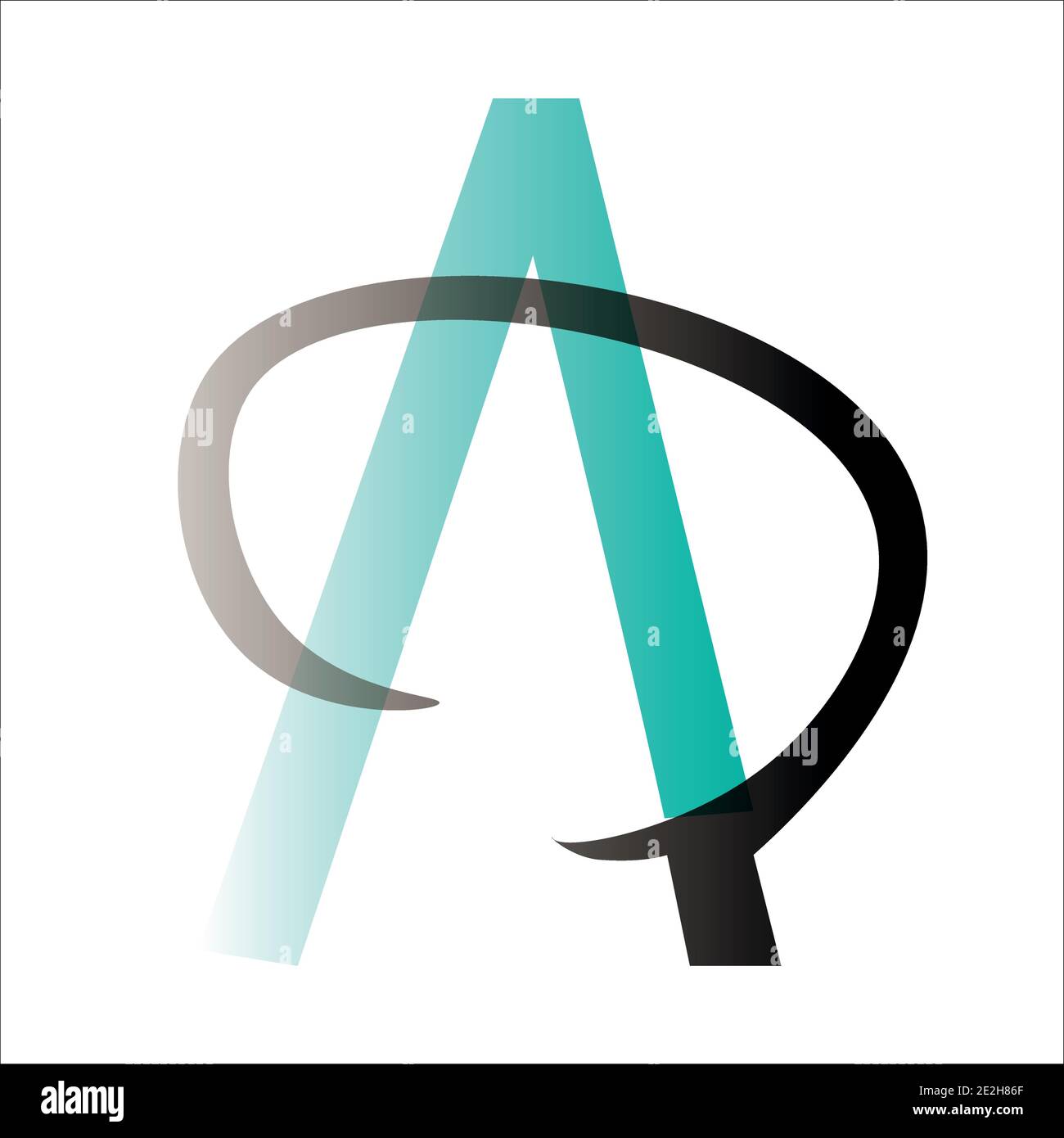 Lettre initiale CONCEPT de symbole vectoriel de logo Illustration de Vecteur