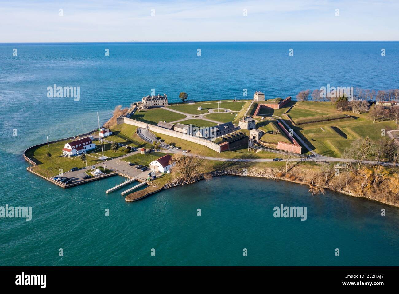 Old fort Niagara (Star fort est fort Niagara), Youngstown, comté de Niagara, NY, États-Unis Banque D'Images