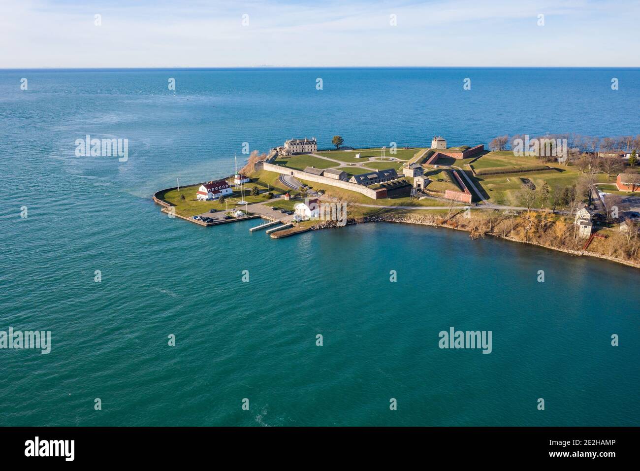 Old fort Niagara (Star fort est fort Niagara), Youngstown, comté de Niagara, NY, États-Unis Banque D'Images