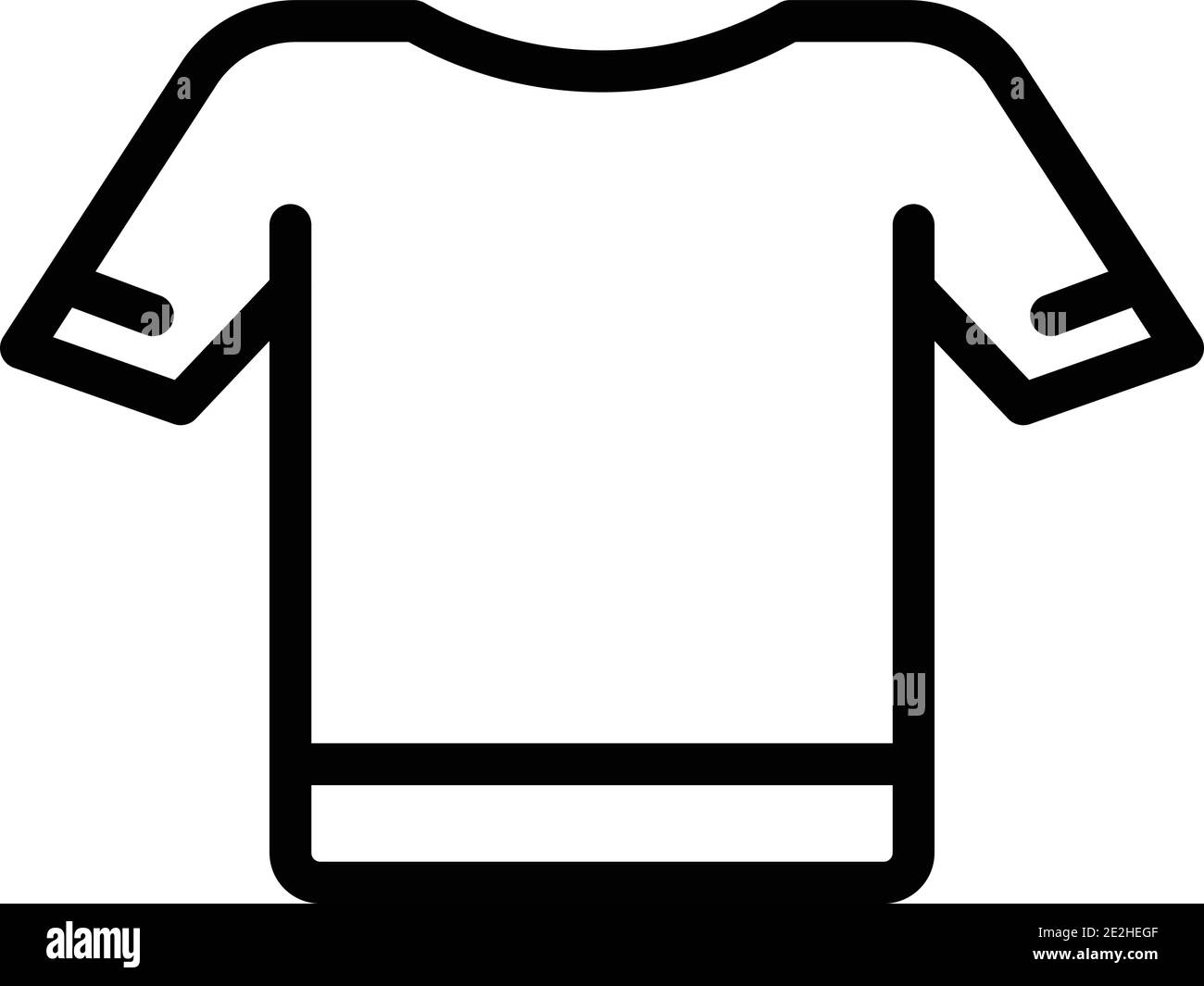 Icône de tee-shirt sport. Outline sport tshirt vector icône pour le web design isolé sur fond blanc Illustration de Vecteur