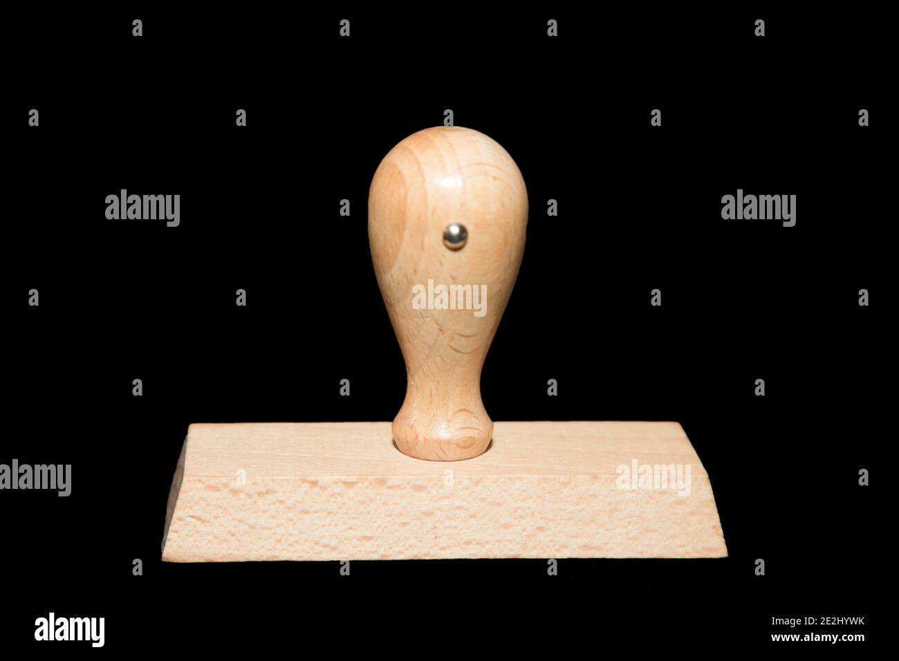 Timbre en bois Banque D'Images