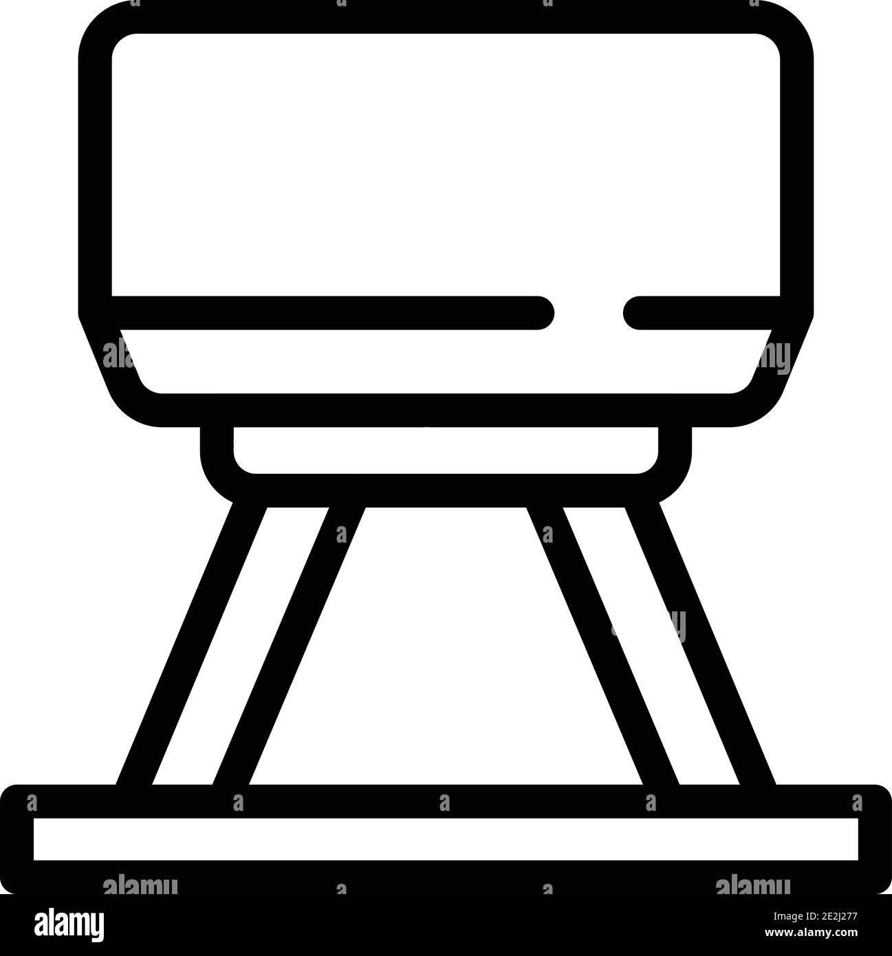 Cheval-arçons icône. Contours Cheval-arçons icône vecteur pour la conception web isolé sur fond blanc Illustration de Vecteur