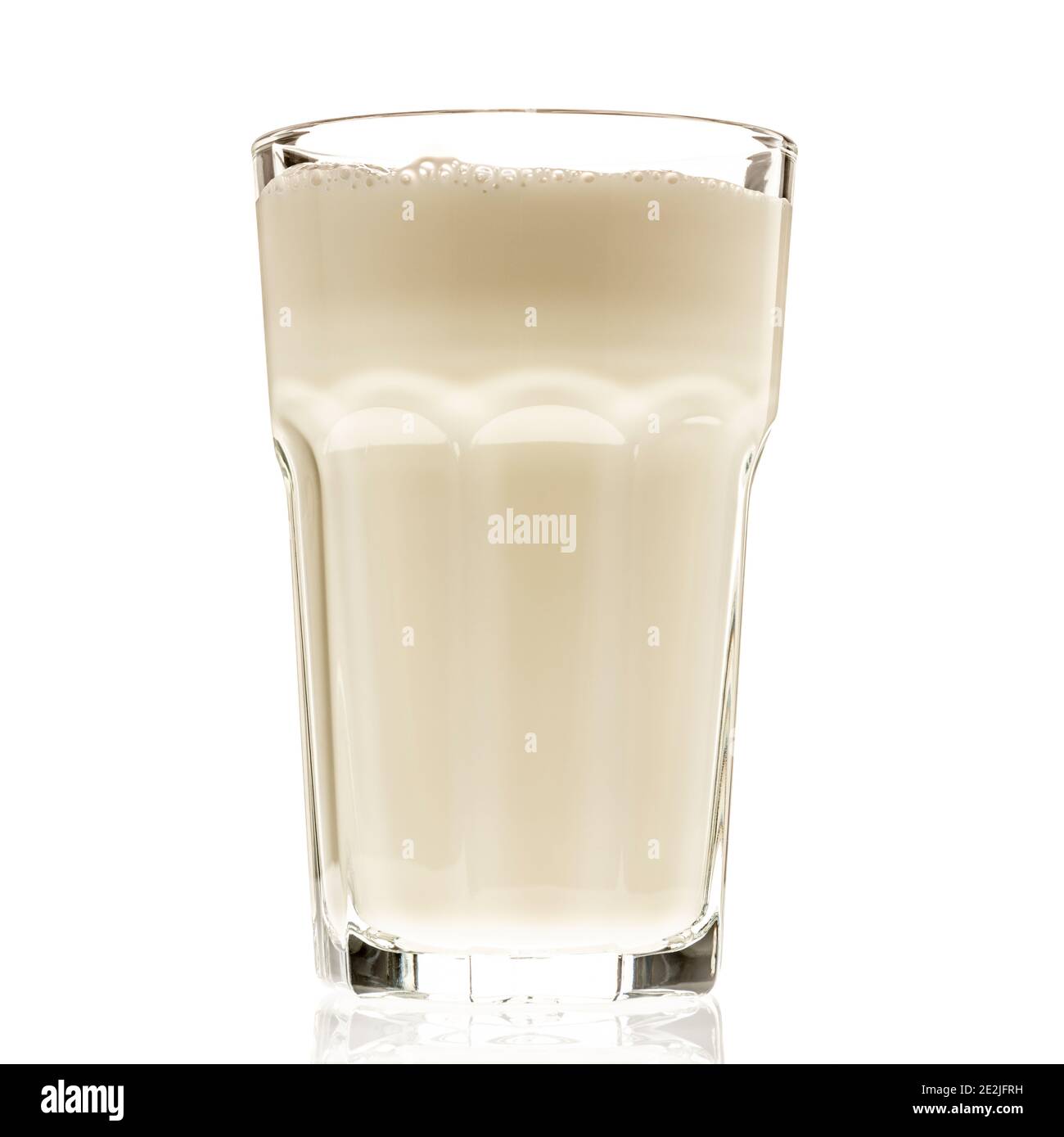 Verre de lait Banque D'Images